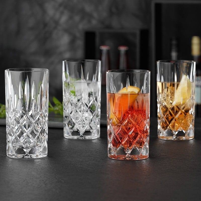 Noblesse Long Drink Glasses 375ml, Set of 6