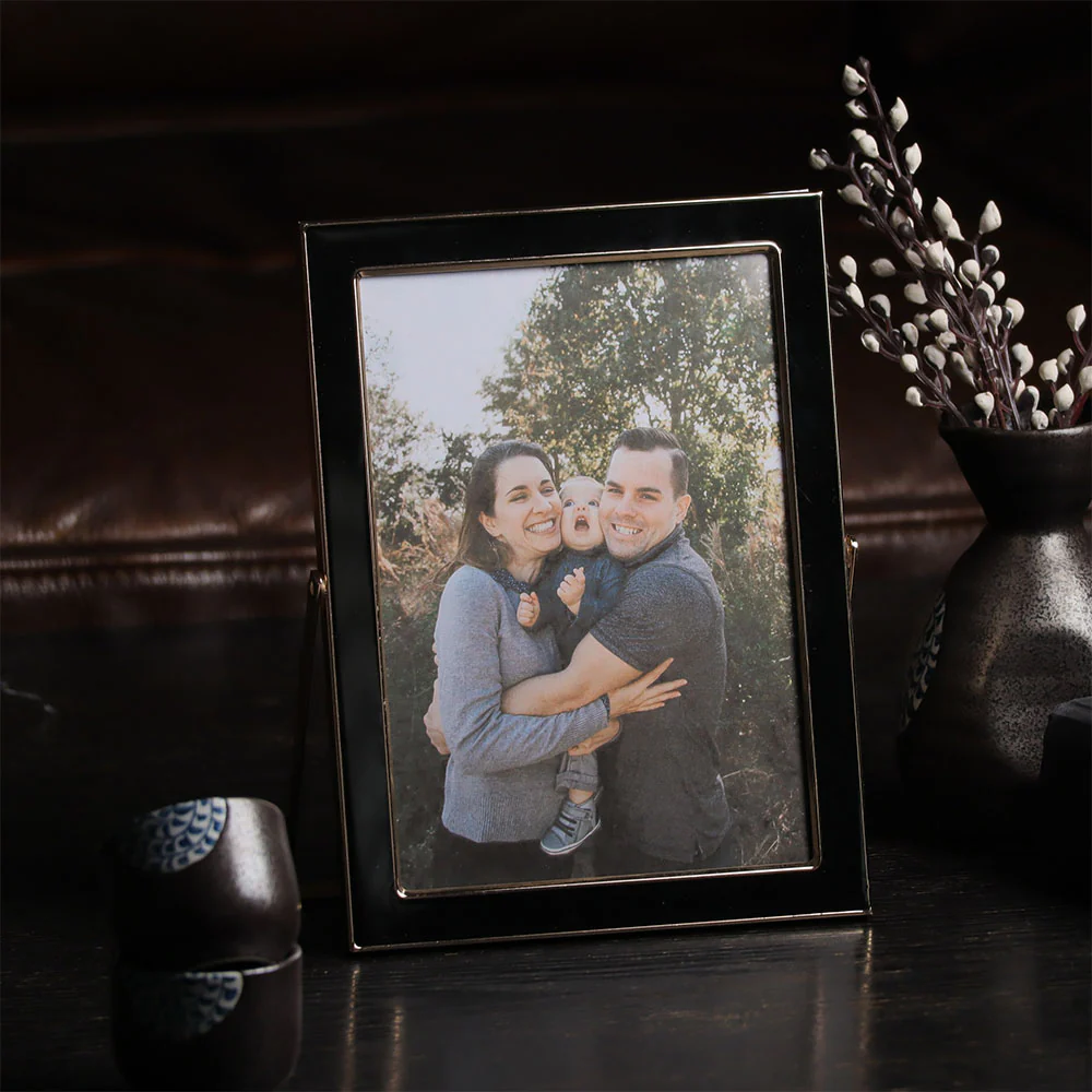 Noir Photo Frame Large - Black Gold - Image 6