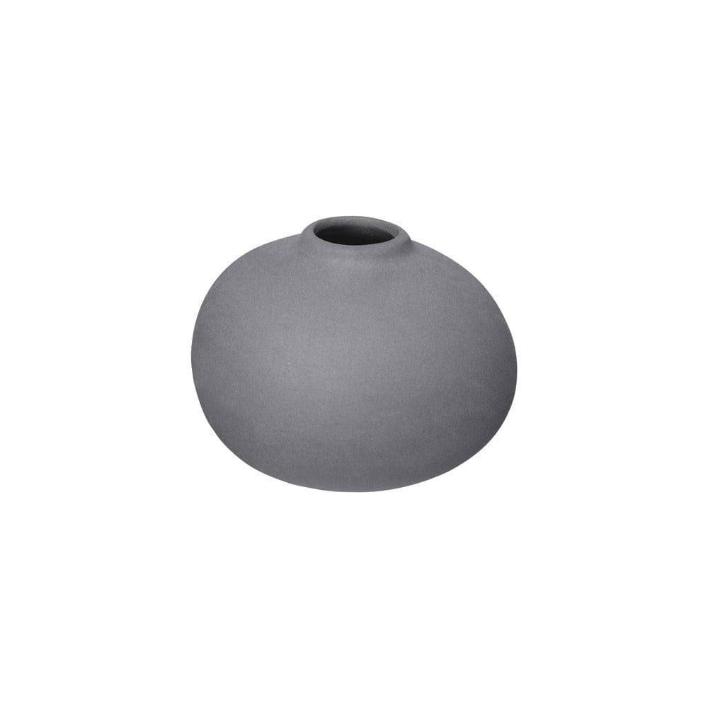 Nona Porcelain Mini Vases, Set of 3 - Pewter - Image 5