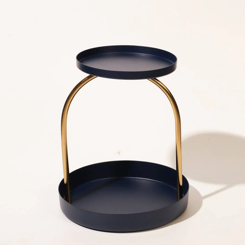Nora Arched 2-Tier Tray - Blue - Image 3