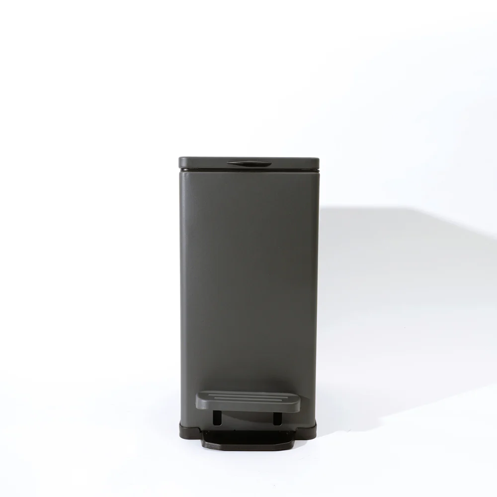 Nori Slim Pedal Bin 7L - Dark Grey - Image 6