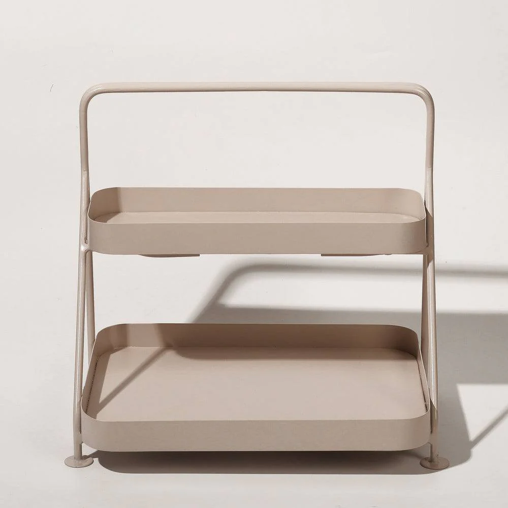 Norman 2-Tier Metal Organizer - Taupe - Image 3
