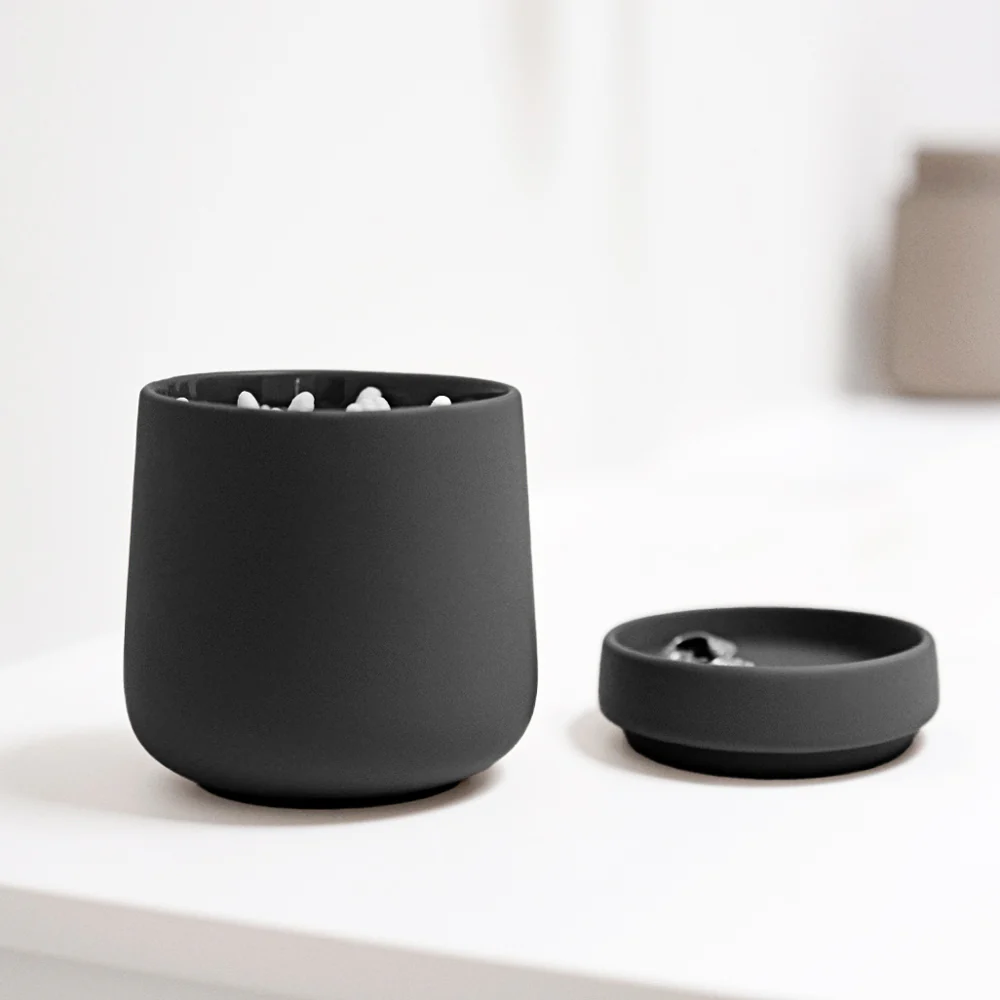 Nova One Jar With Lid - Black - Image 2