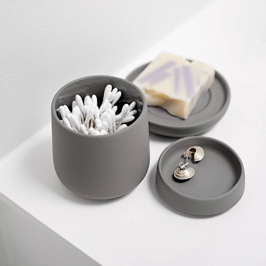 Nova One Jar With Lid - Grey