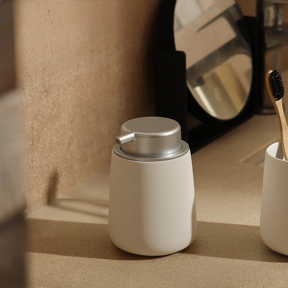 Nova Soap Dispenser - Soft Grey - Image 6