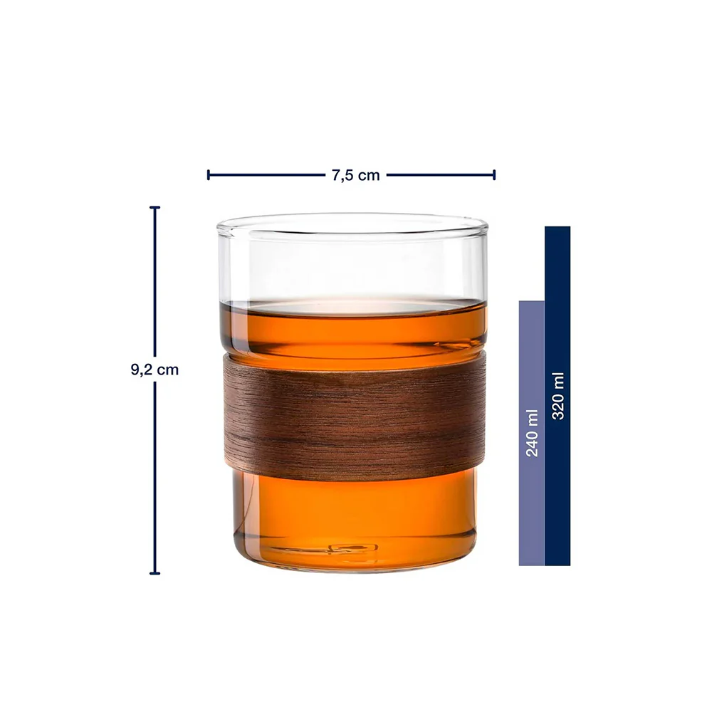 Novo Legno Tumblers 320ml, Set of 2 - Image 6