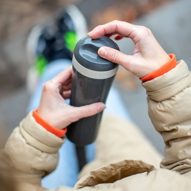 Oase Water Bottle 425ml - Ash Grey - Image 5