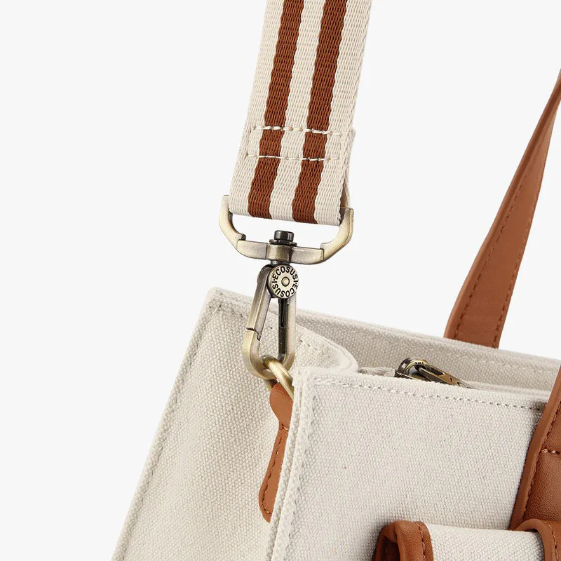 Olivia Tote Bag Small - Beige Brown - Image 6