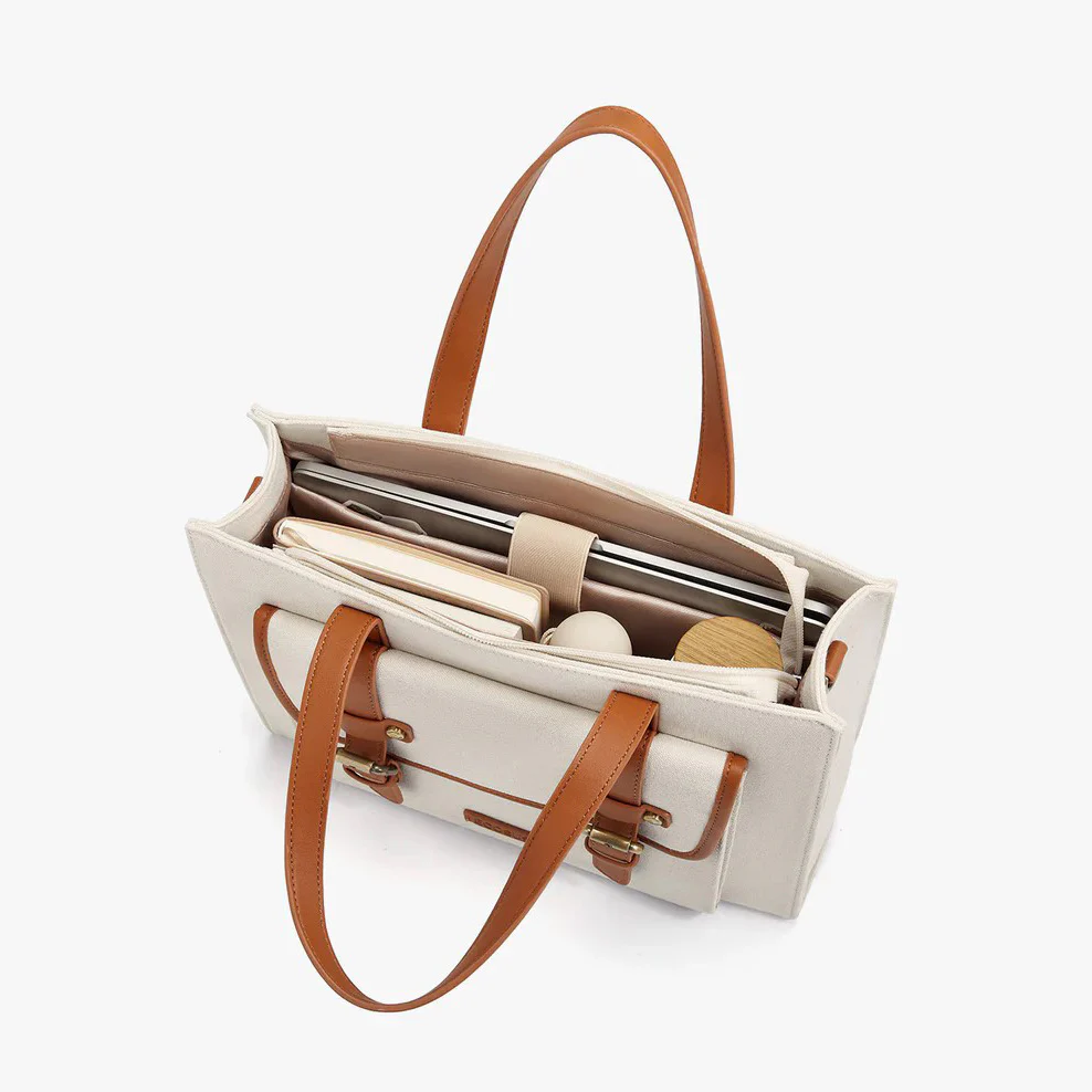 Olivia Tote Bag Small - Beige Brown - Image 7