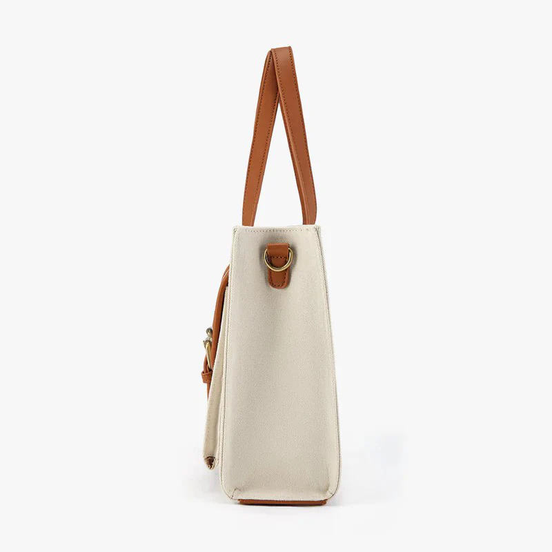 Olivia Tote Bag Small - Beige Brown - Image 8