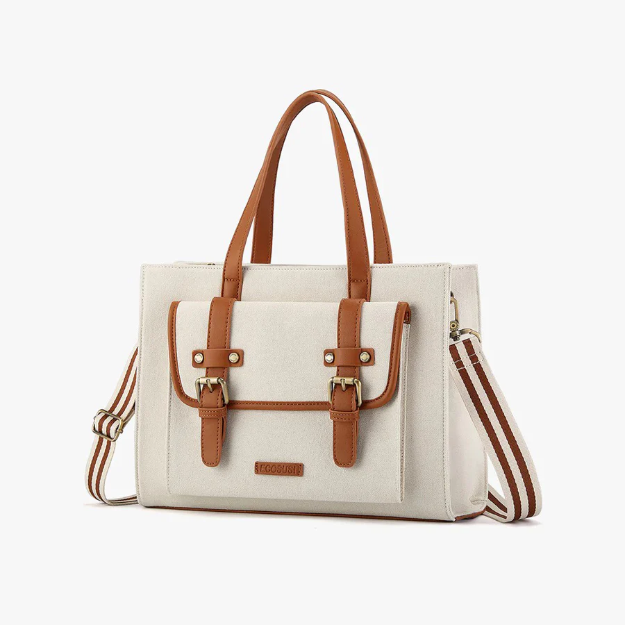 Olivia Tote Bag Small - Beige Brown - Image 9