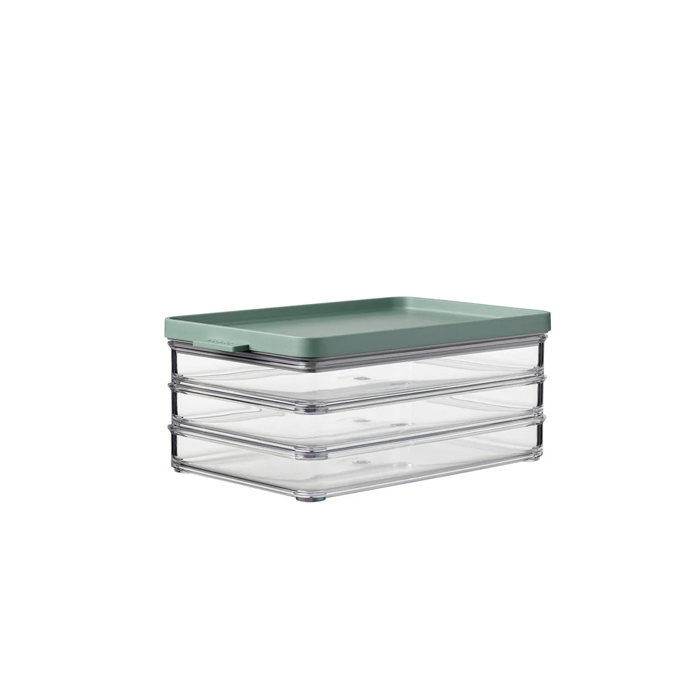 Omnia Cold Cuts Fridge Boxes, Set of 3 - Nordic Sage - Image 3