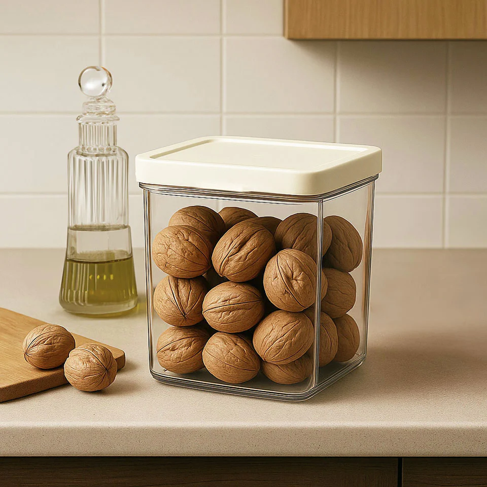 Omnia Storage Box 1100ml - Nordic White