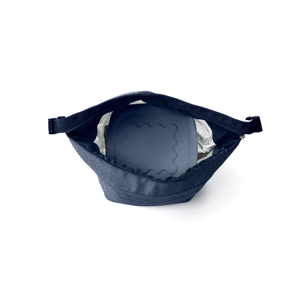 On-the-Go Thermal Bag with Container Small - Denim Blue - Image 4