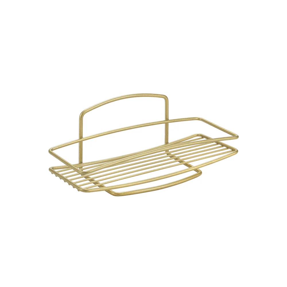 Onda Rectangular Shelf - Brass - Image 2