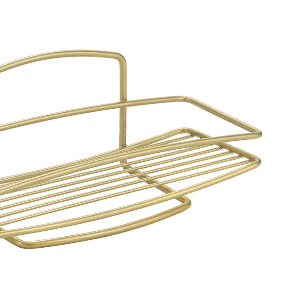 Onda Rectangular Shelf - Brass - Image 3
