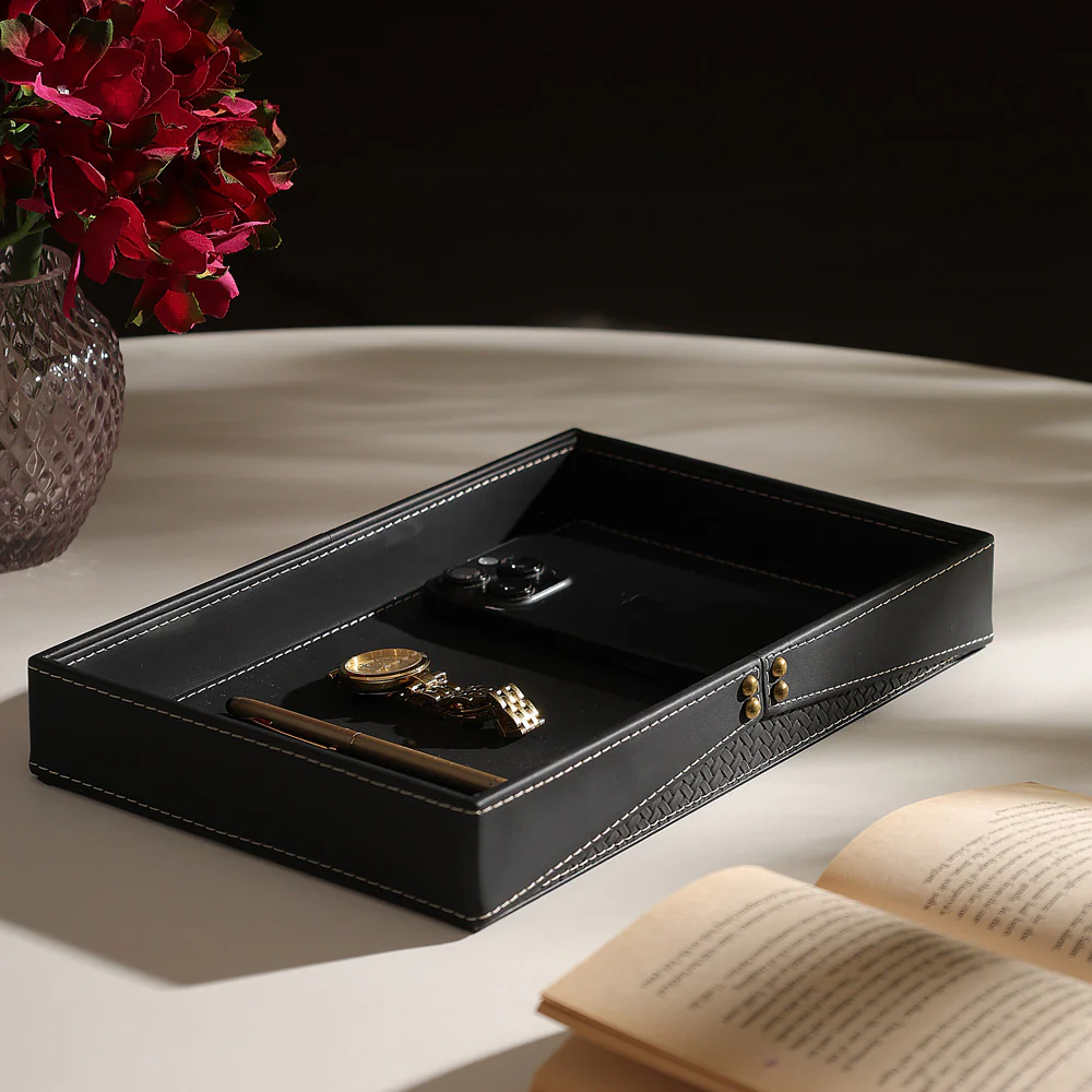 Ophelia Studded Valet Tray - Black - Image 5