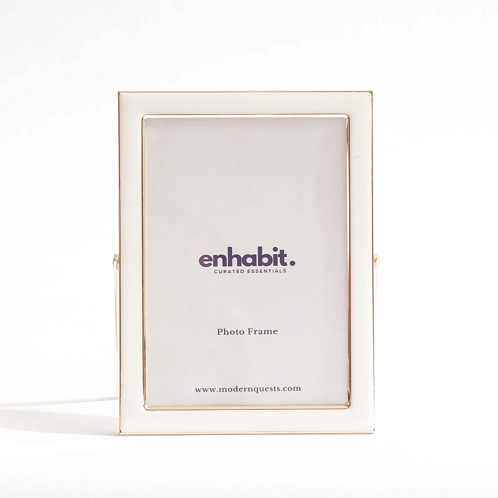Opus Photo Frame Large - White Gold - Image 4