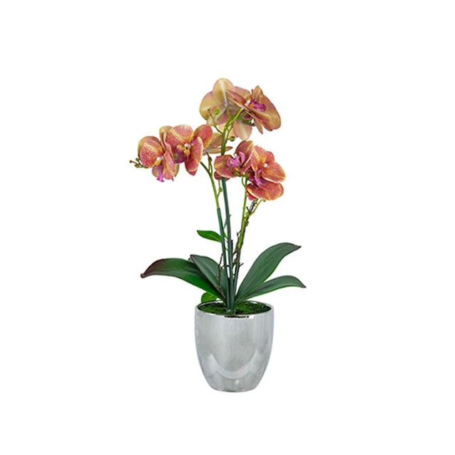 Orchid Artificial Potted Plant - Medium - Image 3