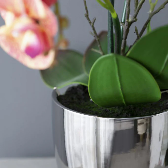 Orchid Artificial Potted Plant - Medium - Image 6
