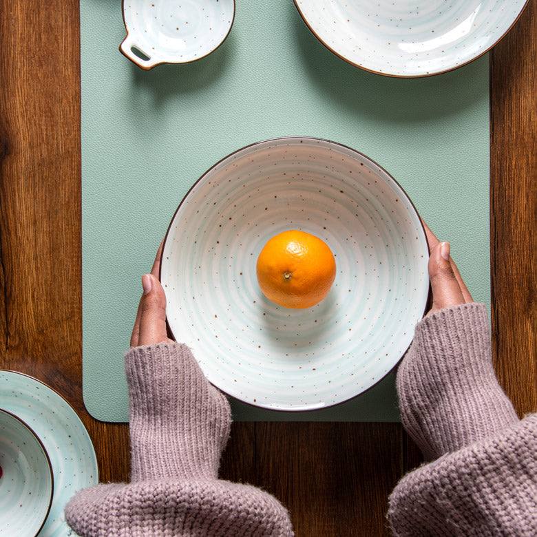Orion Large Serving Bowl - Sea Green - Image 2