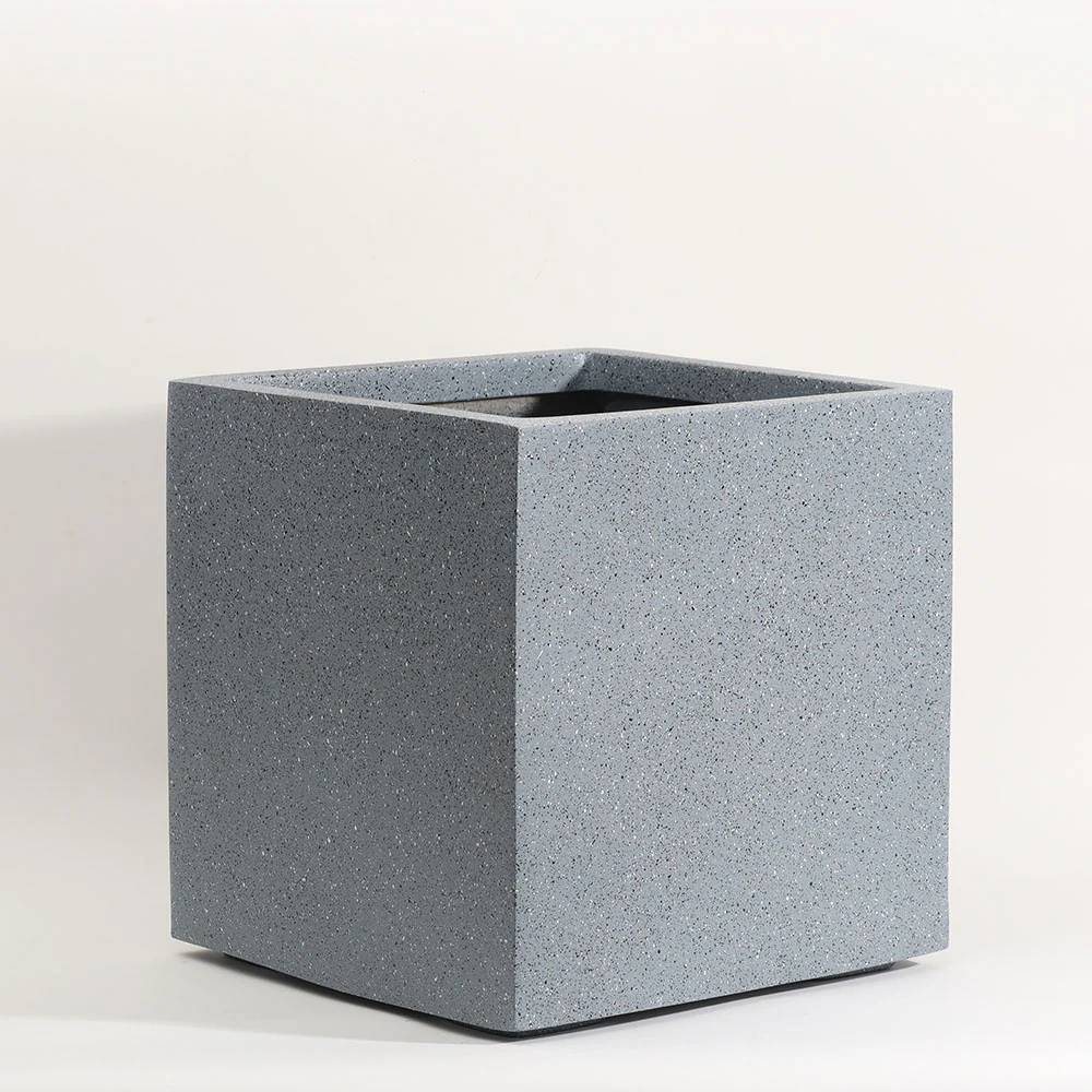 Orion Square Planter Large - Speckled Grey - Image 3