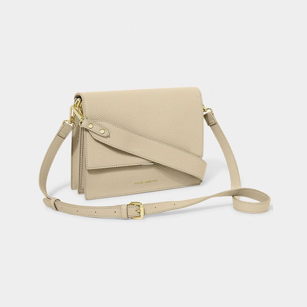 Orla Divided Crossbody Bag - Sand - Image 3