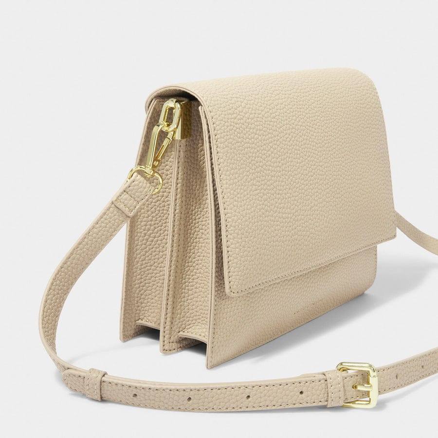Orla Divided Crossbody Bag - Sand - Image 4