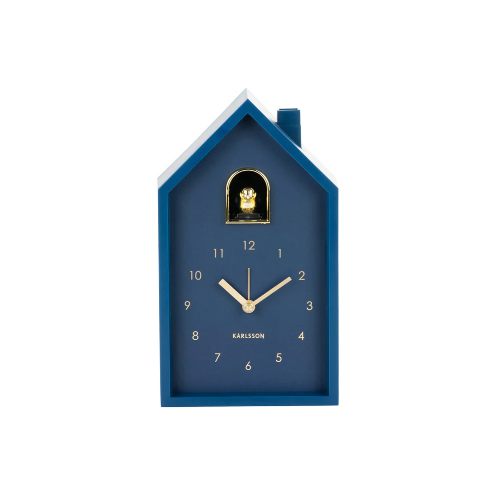 Oro Modern Cuckoo Alarm Clock - Dark Blue - Image 2