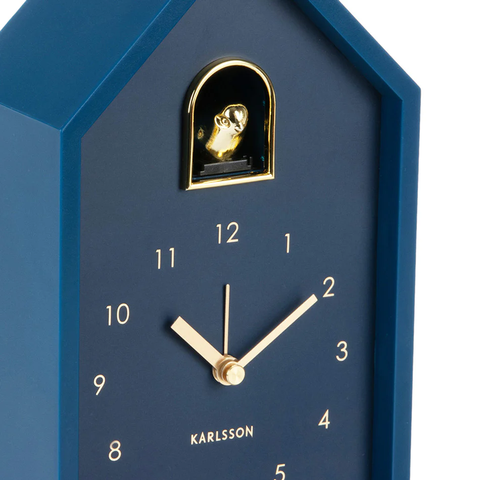 Oro Modern Cuckoo Alarm Clock - Dark Blue - Image 3