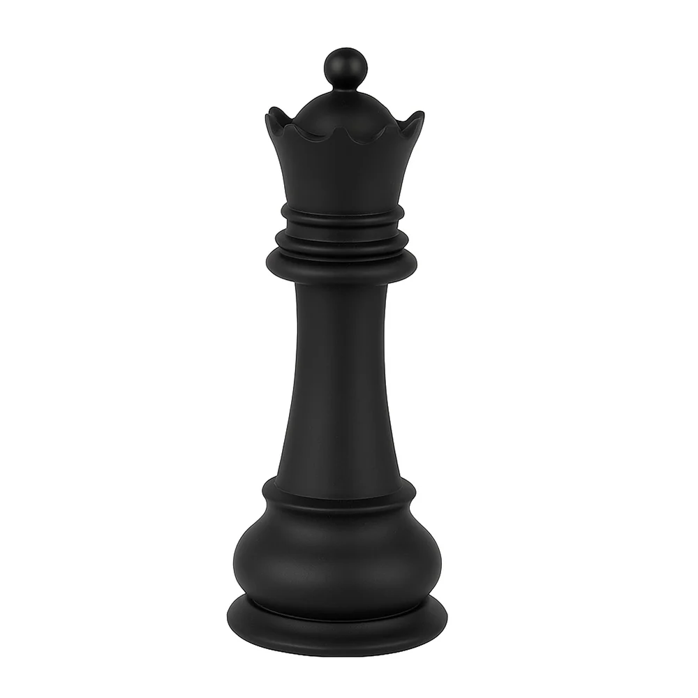 Oros Queen Decorative Sculpture - Matte Black - Image 4