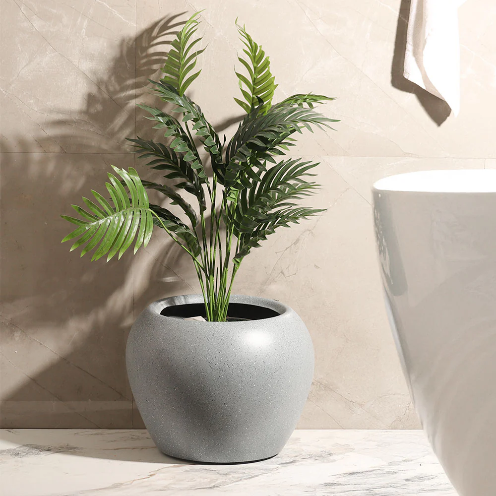 Ovo Round Planter Large - Speckled Grey - Image 5