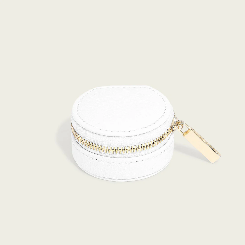 Oyster Travel Jewellery Box - Pebble White - Image 6