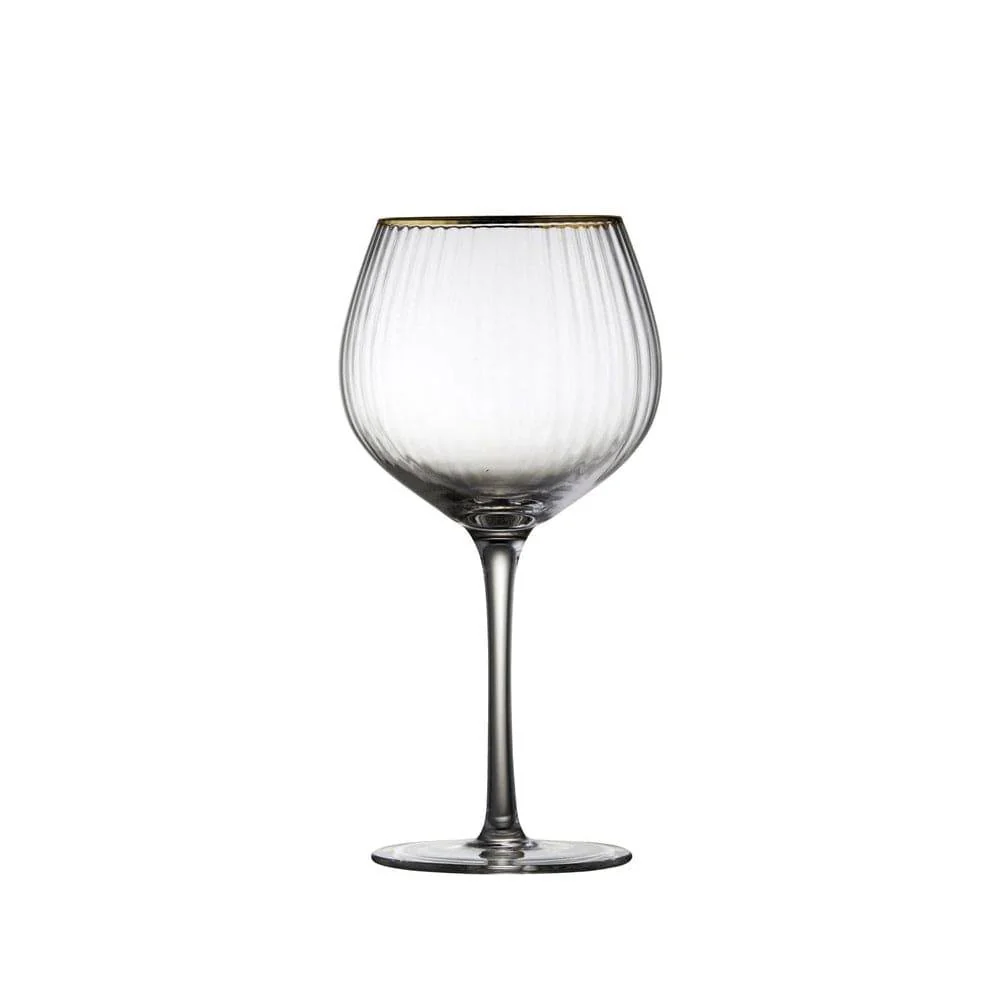 Palermo Gold Rounded Gin & Tonic Glasses 650ml, Set of 4 - Image 8