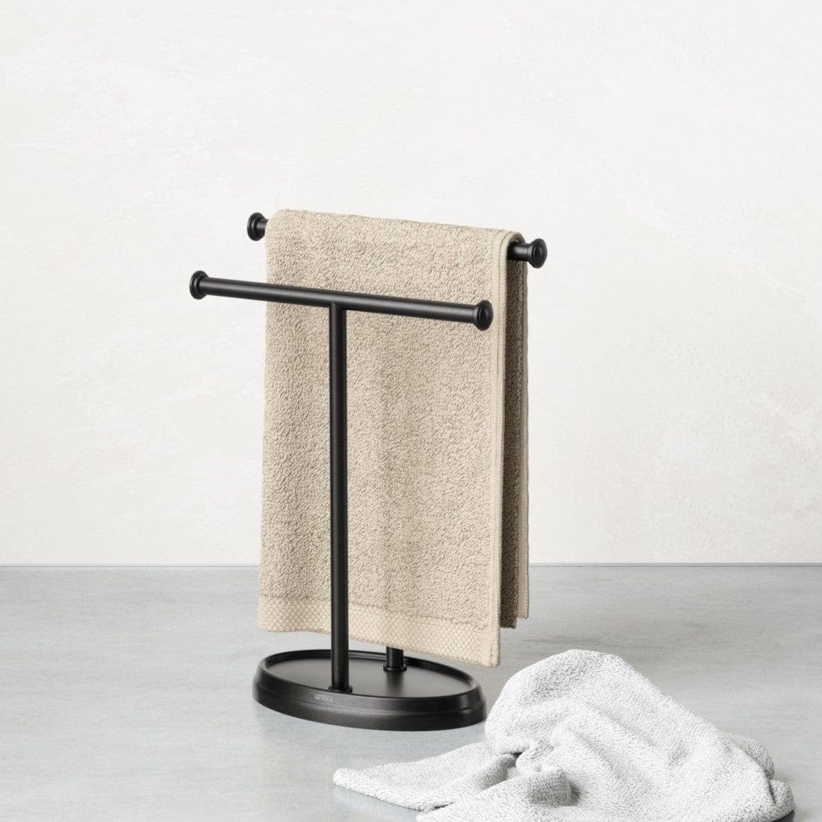 Palm Double Towel Tree - Black - Image 7