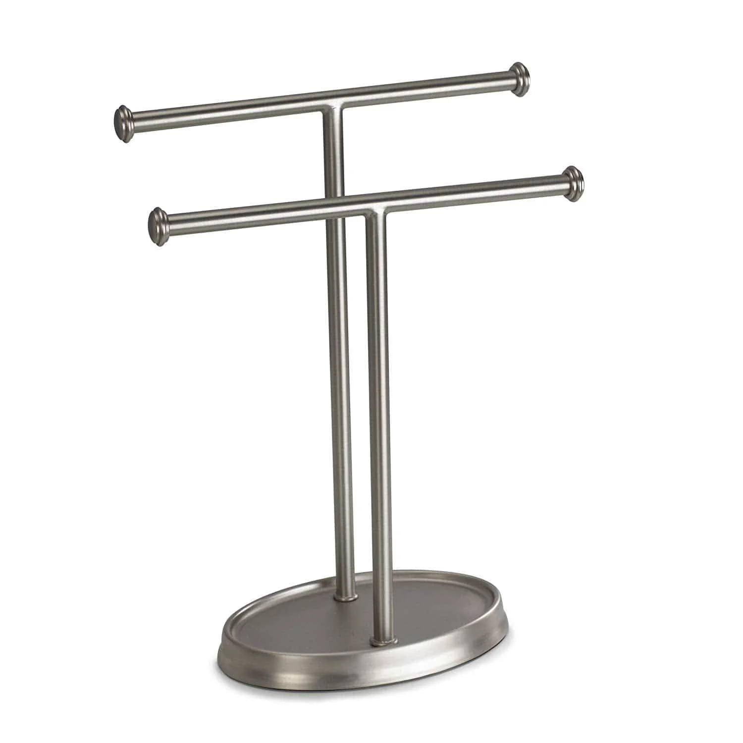 Palm Double Towel Tree - Nickel - Image 4