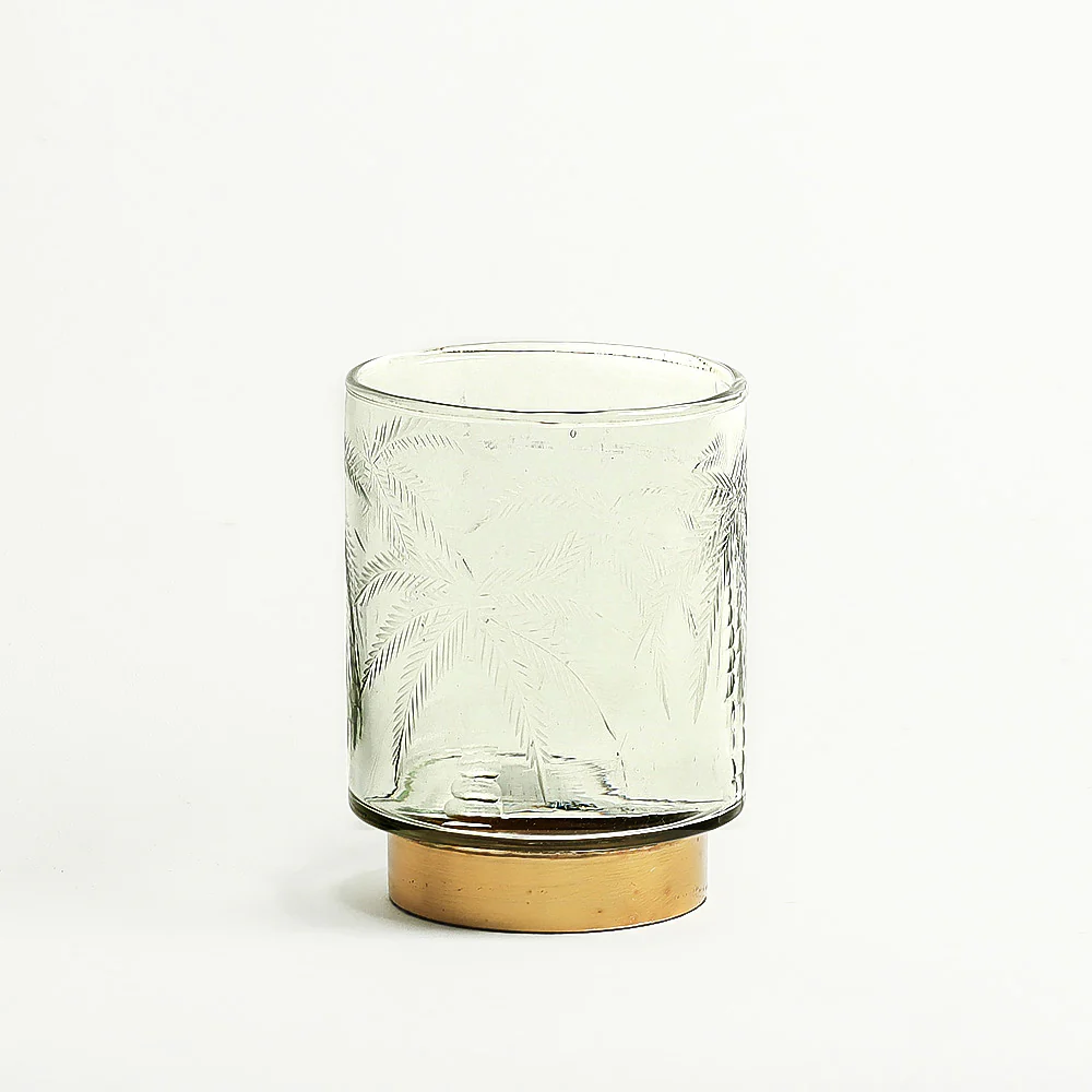Palm Glass Hurricane - Smoke - Image 3