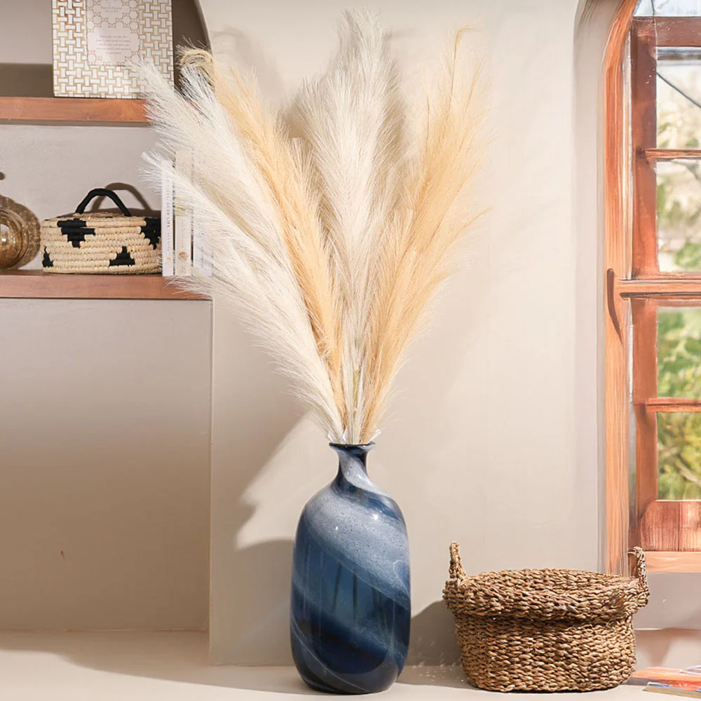 Pampas Reed Faux Stem - Peach - Image 4