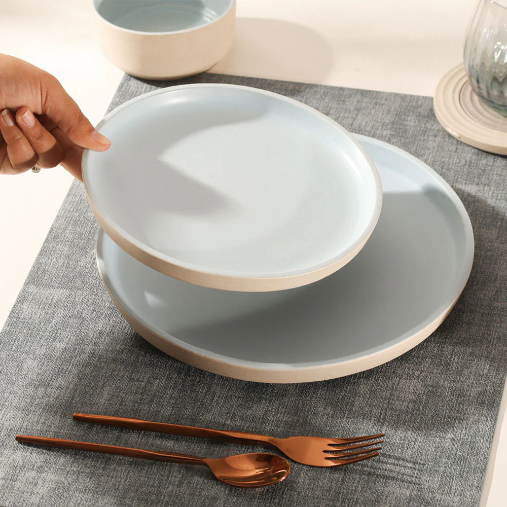 Paros Gourmet Quarter Plate - Sky Blue - Image 2