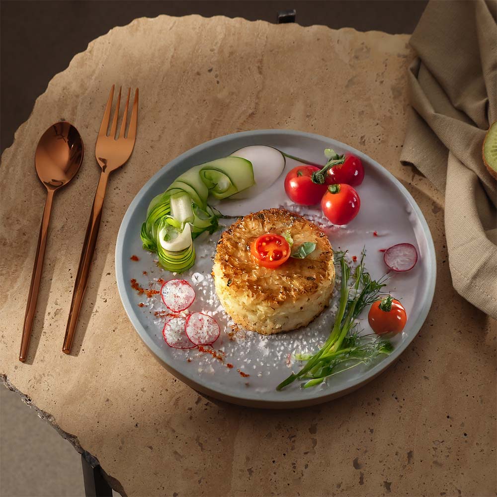 Paros Gourmet Quarter Plate - Sky Blue - Image 3