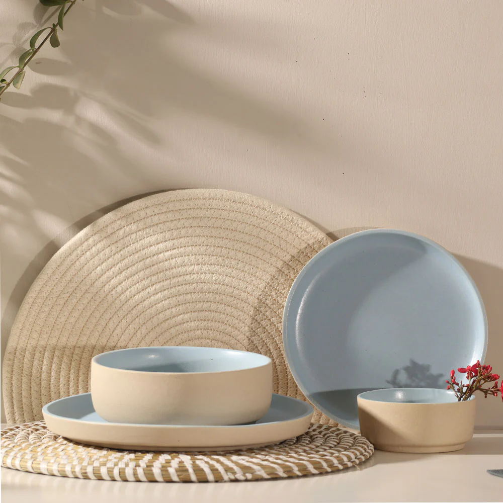Paros Gourmet Quarter Plate - Sky Blue - Image 4