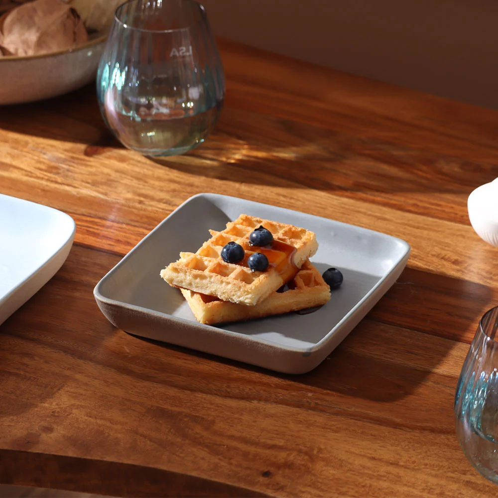 Paros Square Serving Plate Medium - Sky Blue - Image 6