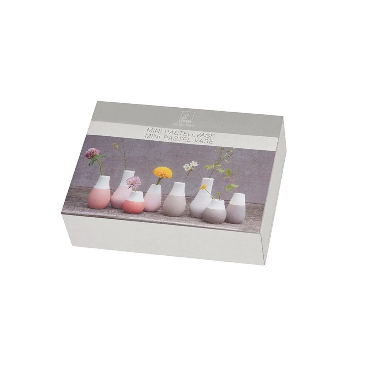 Pastel Mini Vases, Set of 4 - Pink - Image 5