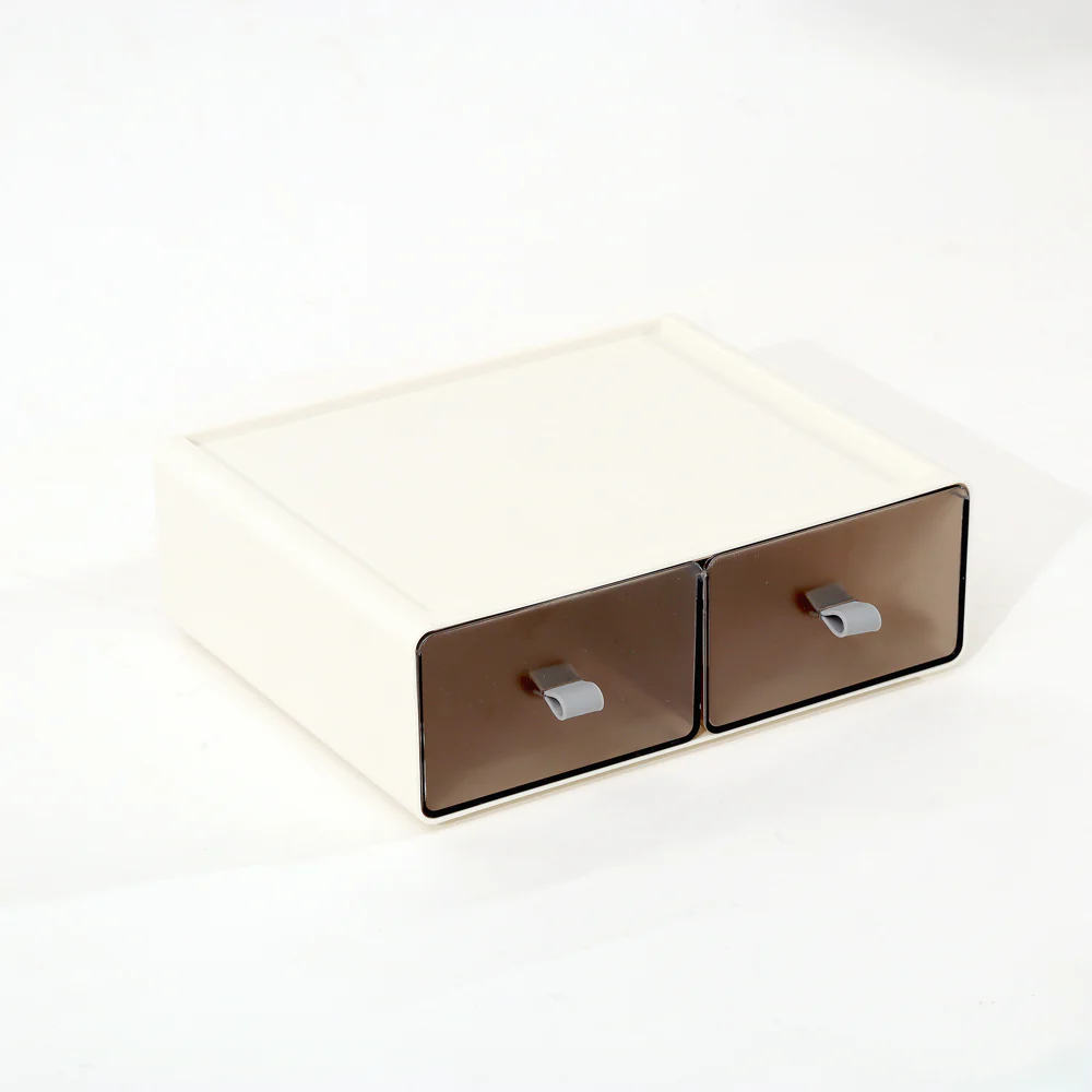 Pax Stackable Duo Slide-out Organiser - White Grey - Image 3