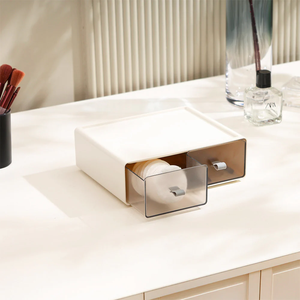 Pax Stackable Duo Slide-out Organiser - White Grey - Image 5