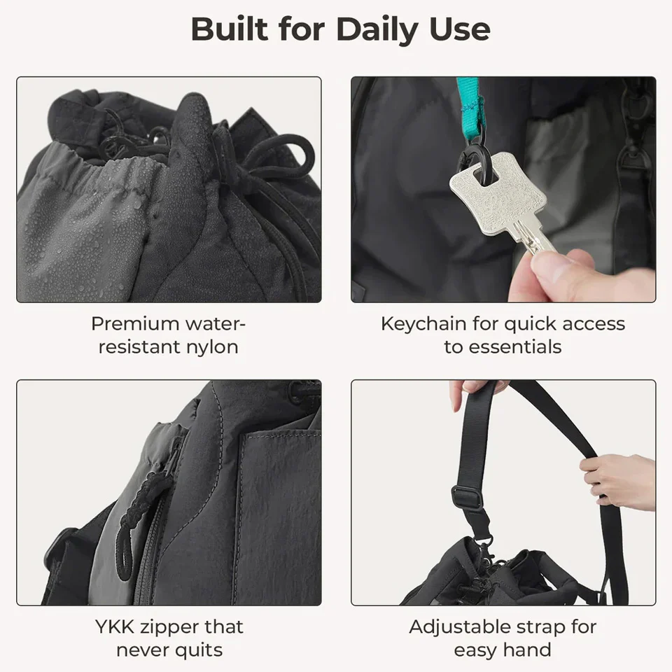 Paz Bucket Bag 5L - Black - Image 6