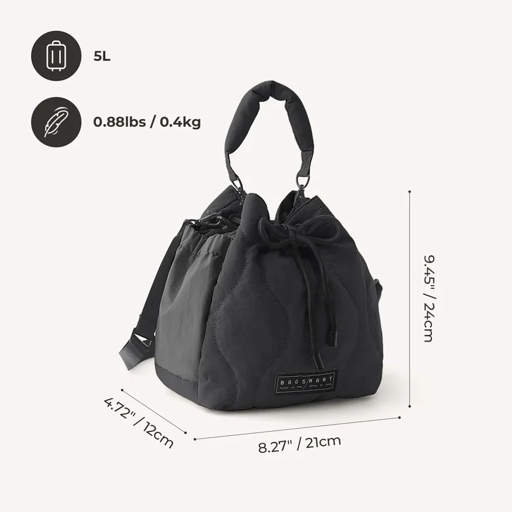 Paz Bucket Bag 5L - Black - Image 8