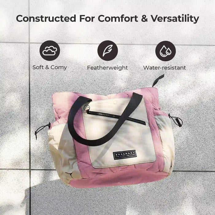 Paz Laptop Tote Bag 23L - Pink - Image 8