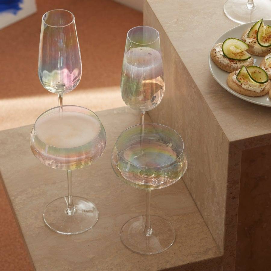 Pearl Champagne Flutes 250ml, Set of 4 - Image 2