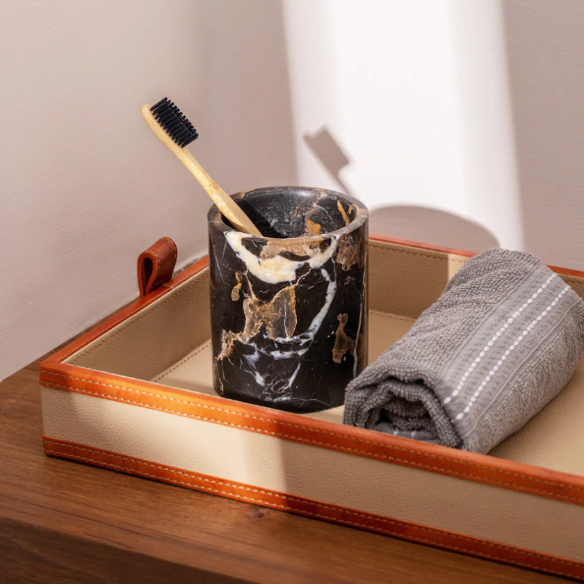 Pellet Toothbrush Tumbler - Black